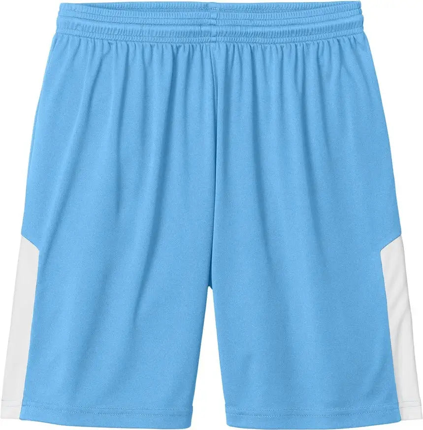 Sport-tek St103 Competitor United 7’’ Short - Carolina Blue White