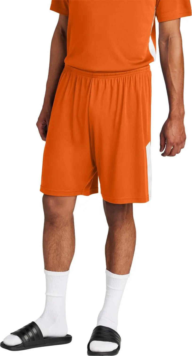 Sport-tek St103 Competitor United 7’’ Short - Deep Orange White