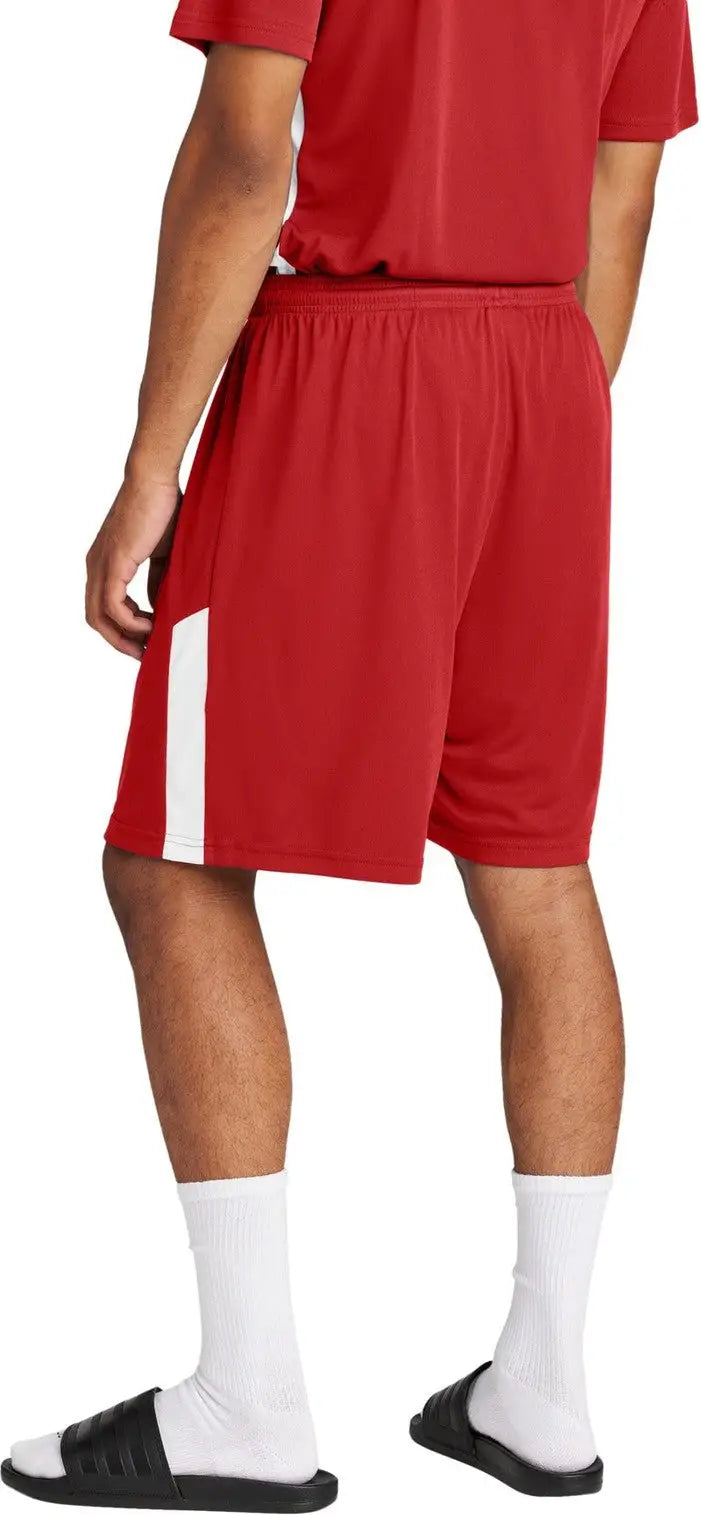 Sport-tek St103 Competitor United 7’’ Short - Deep Red White