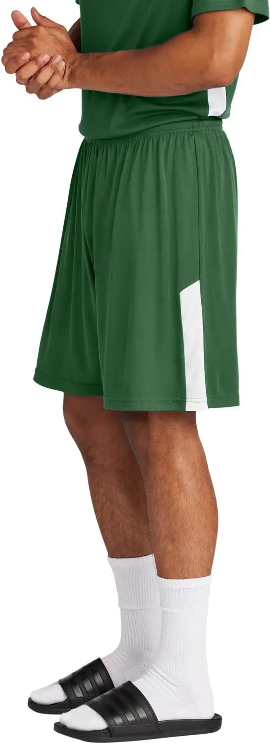 Sport-tek St103 Competitor United 7’’ Short - Forest Green White