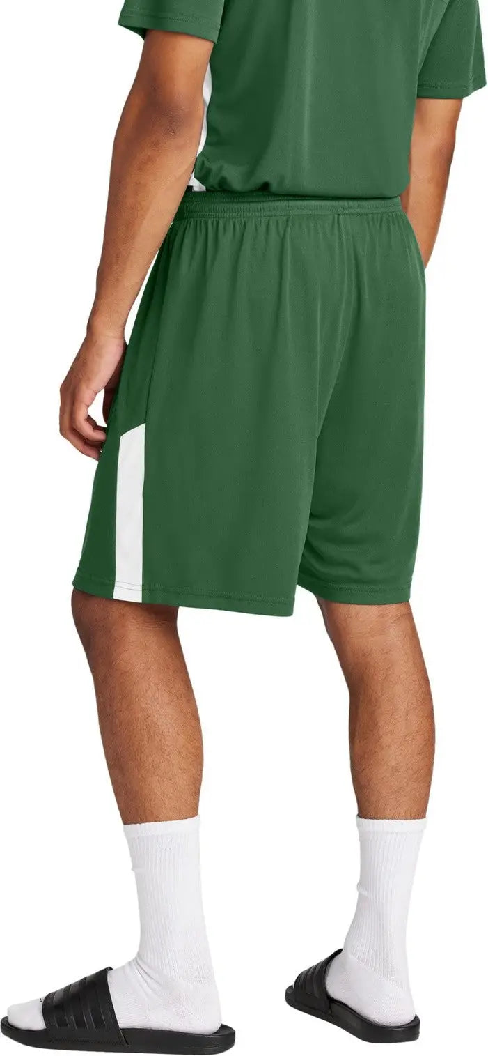 Sport-tek St103 Competitor United 7’’ Short - Forest Green White