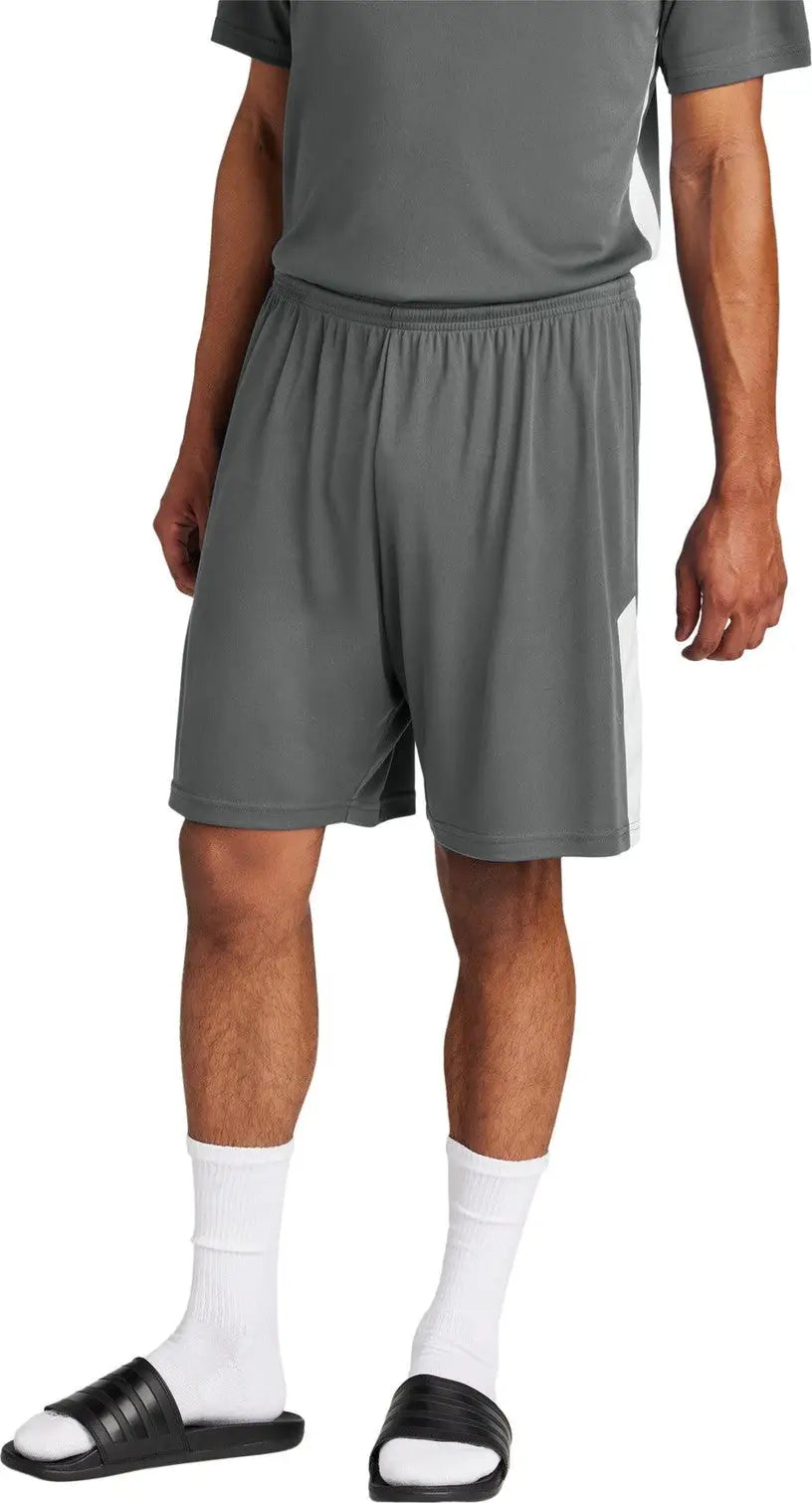 Sport-tek St103 Competitor United 7’’ Short - Iron Gray White - Gray/ / Adult Xs