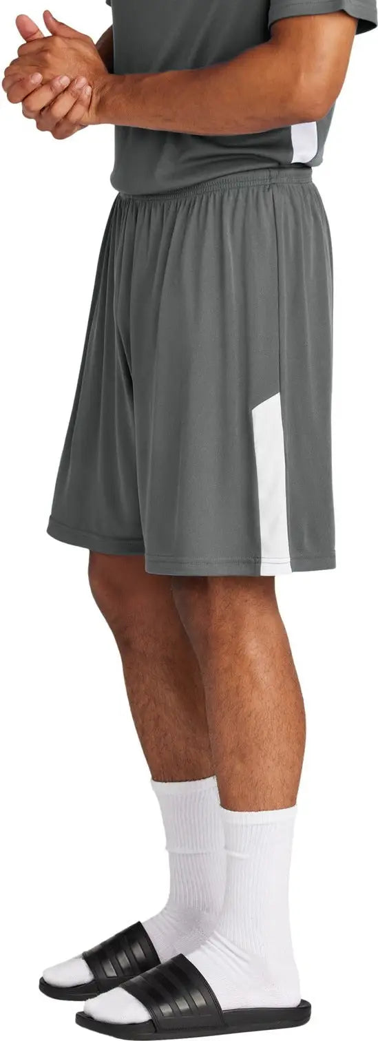 Sport-tek St103 Competitor United 7’’ Short - Iron Gray White