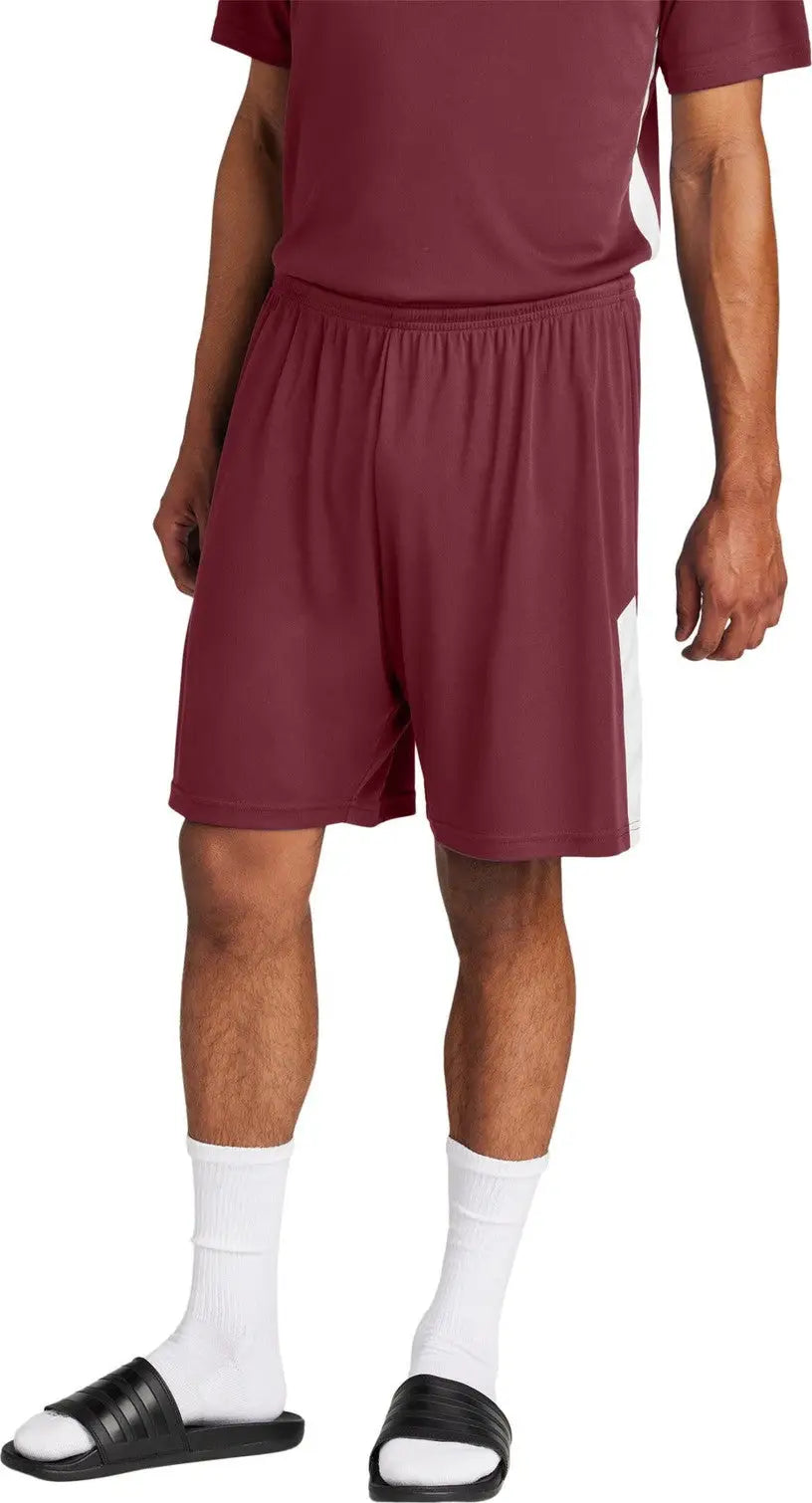 Sport-tek St103 Competitor United 7’’ Short - Maroon White