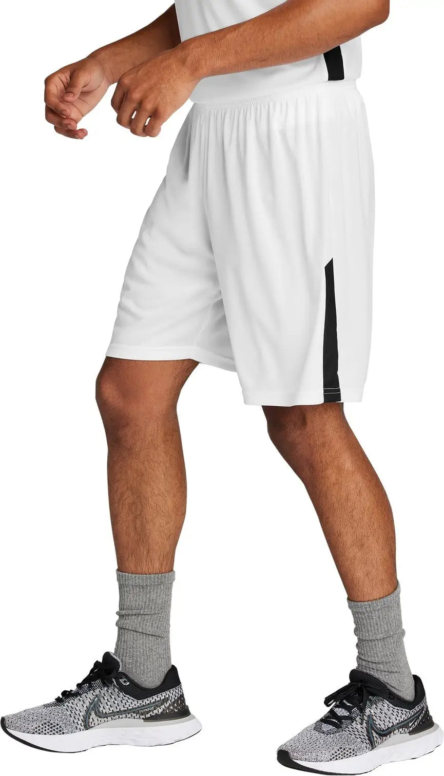 Sport-tek St103 Competitor United 7’’ Short - White Black