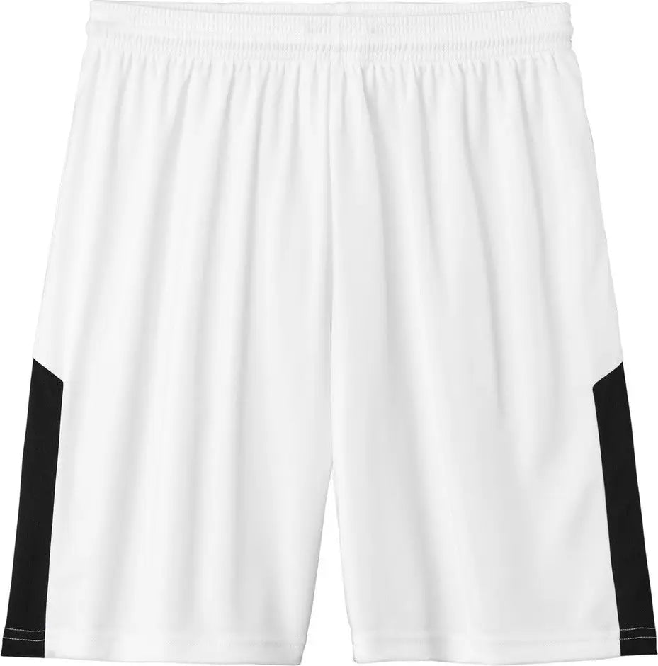 Sport-tek St103 Competitor United 7’’ Short - White Black