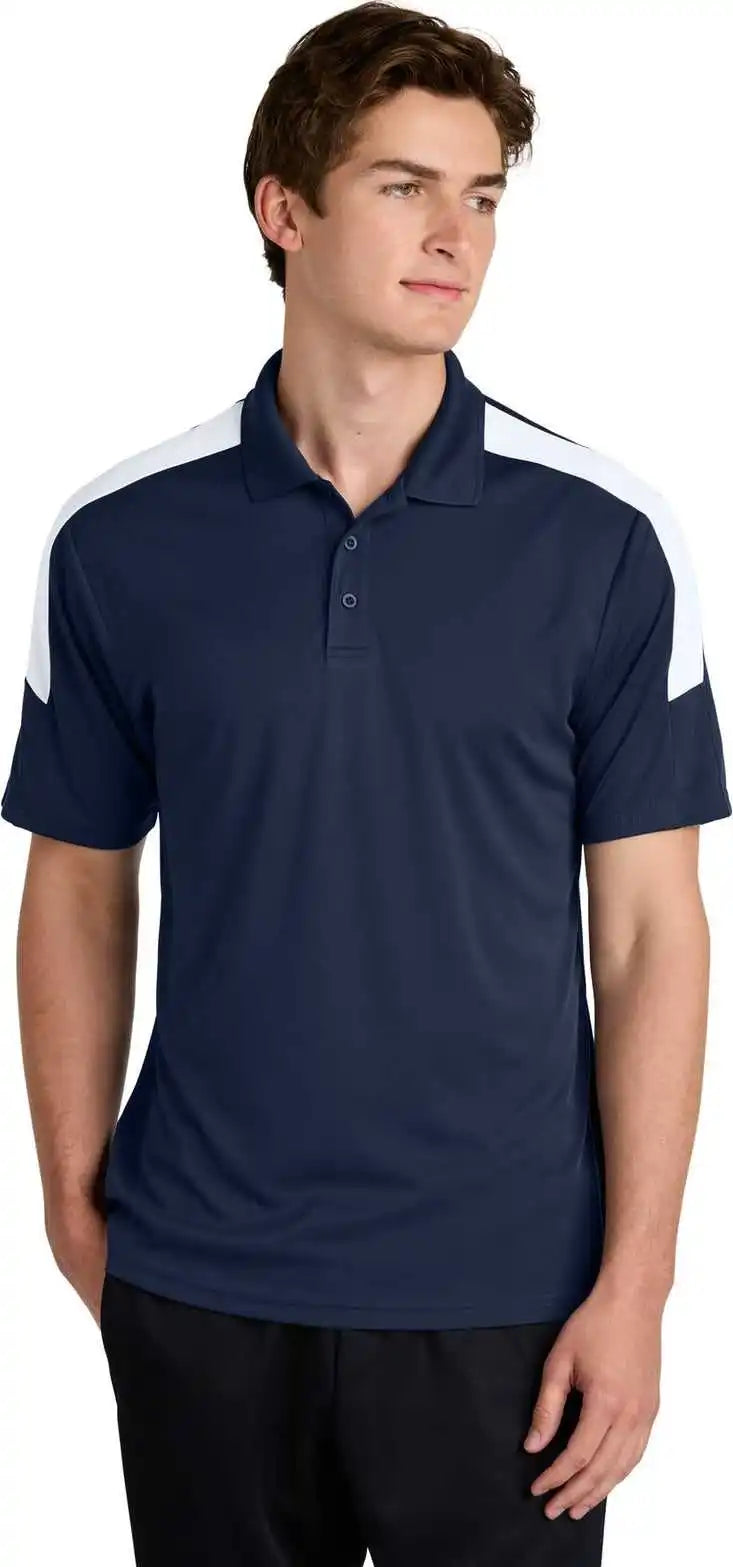 Sport-tek St104 Competitor United Polo - True Navy/ White