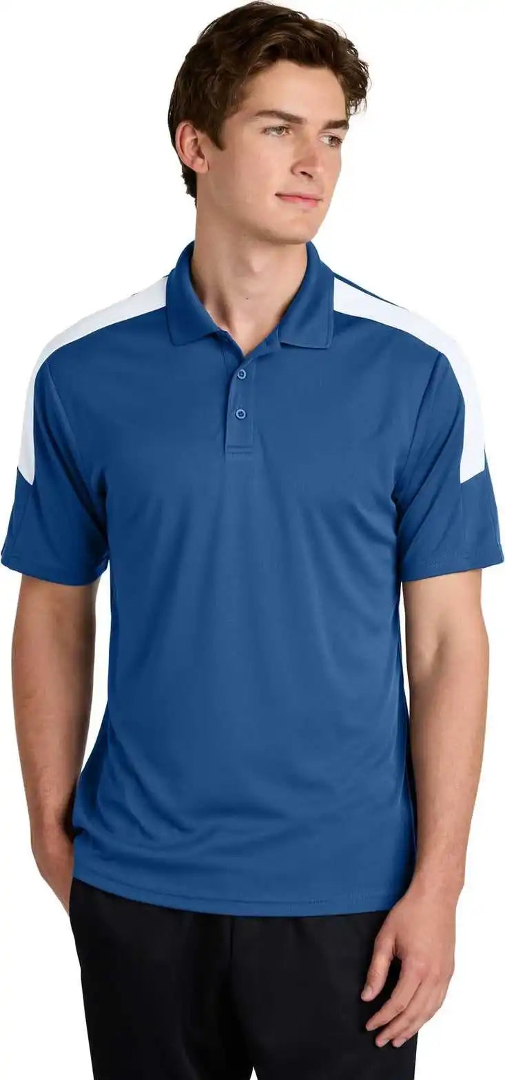 Sport-tek St104 Competitor United Polo - True Royal/ White