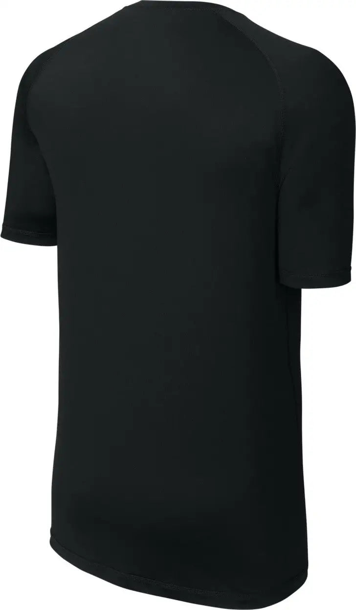 Sport-tek St120 Posicharge Compression 1/2-sleeve Tee - Black