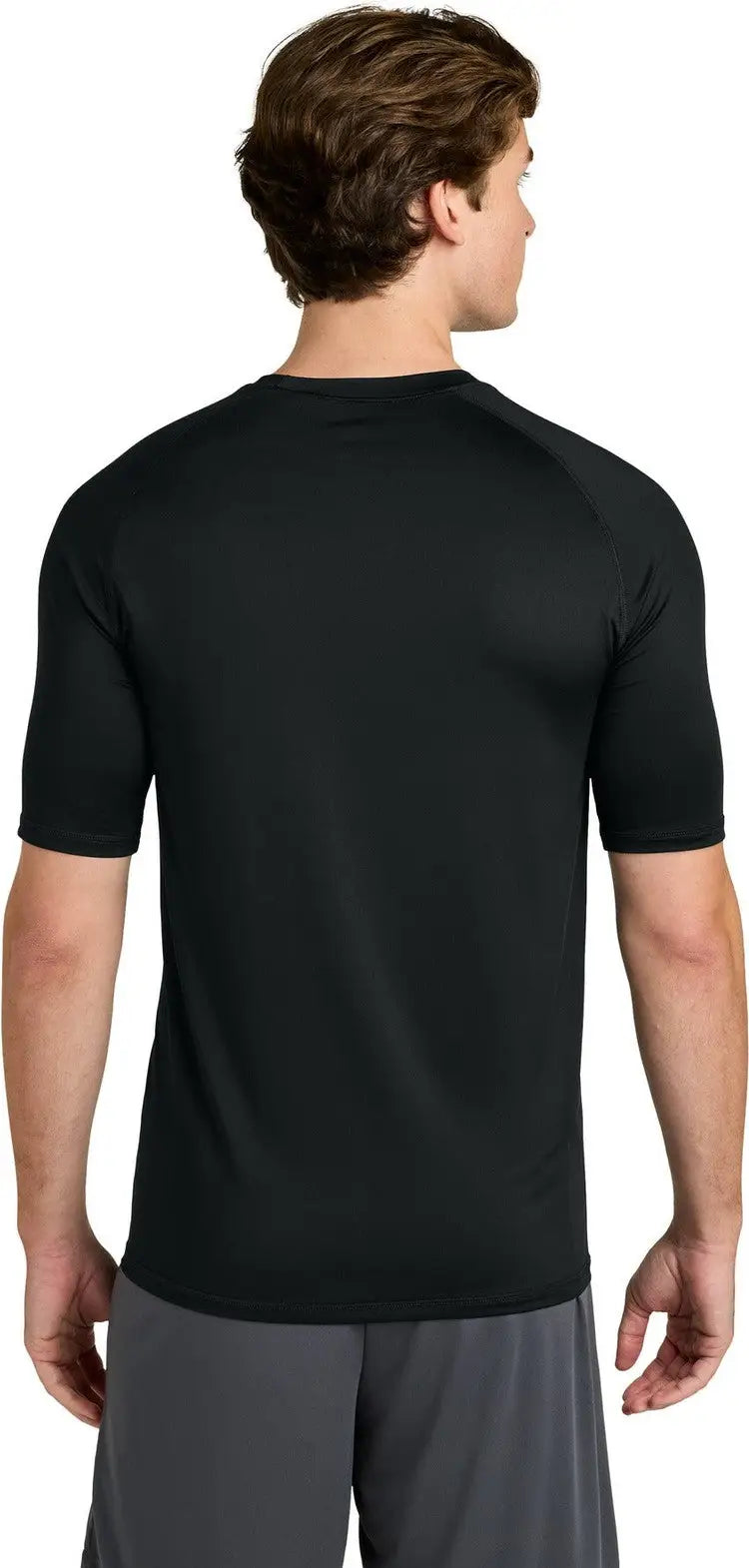 Sport-tek St120 Posicharge Compression 1/2-sleeve Tee - Black