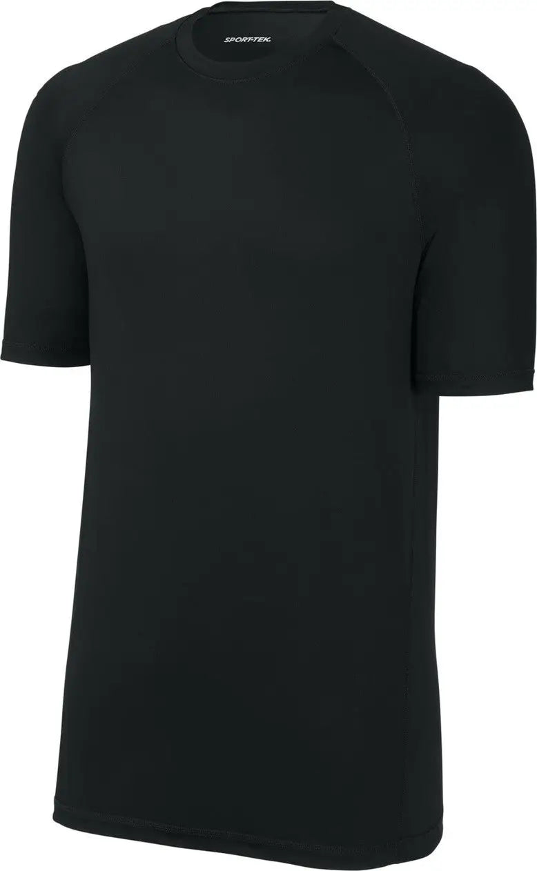 Sport-tek St120 Posicharge Compression 1/2-sleeve Tee - Black