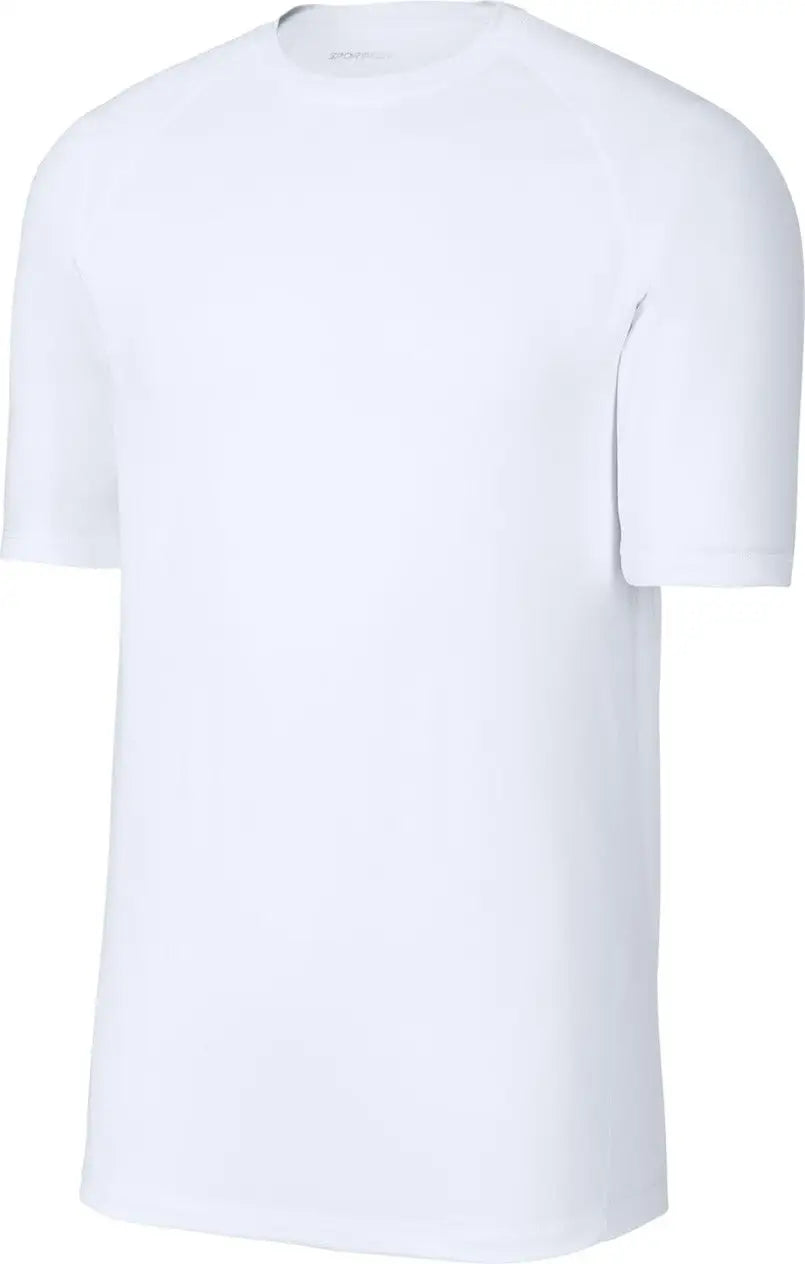 Sport-tek St120 Posicharge Compression 1/2-sleeve Tee - White