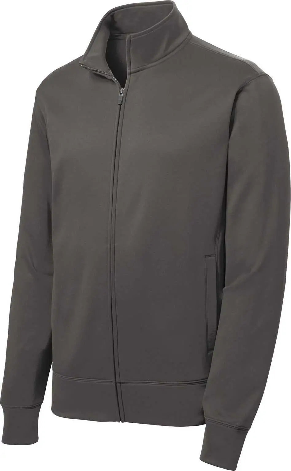 Sport-tek St241 Sport-wick Fleece Full-zip Jacket - Iron Grey
