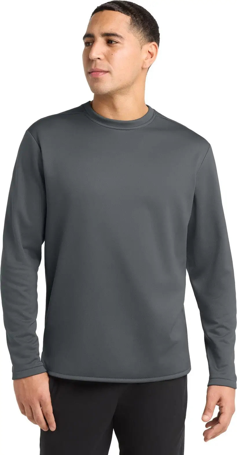 Sport-tek St248 Sport-wick Fleece Pullover Crew - Dark Smoke Gray