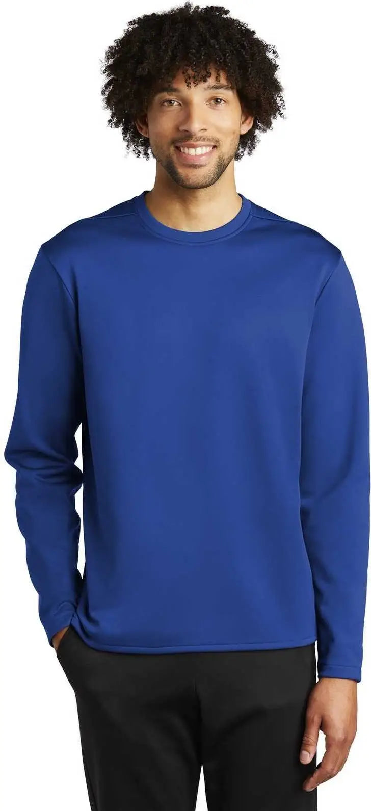 Sport-tek St248 Sport-wick Fleece Pullover Crew - True Royal