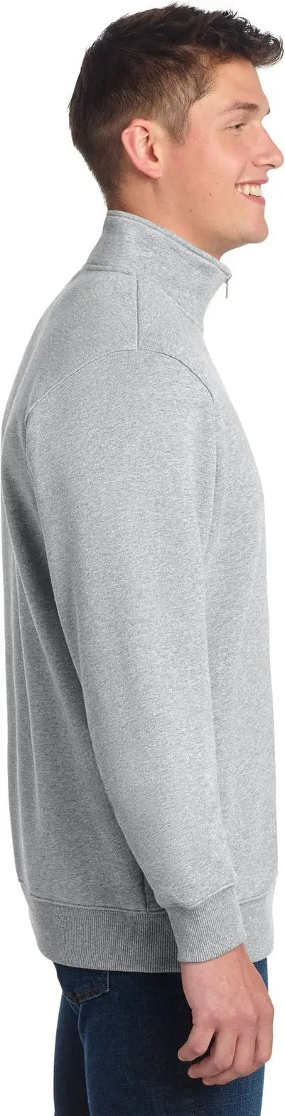 Sport-tek St253 1/4-zip Sweatshirt - Athletic Heather
