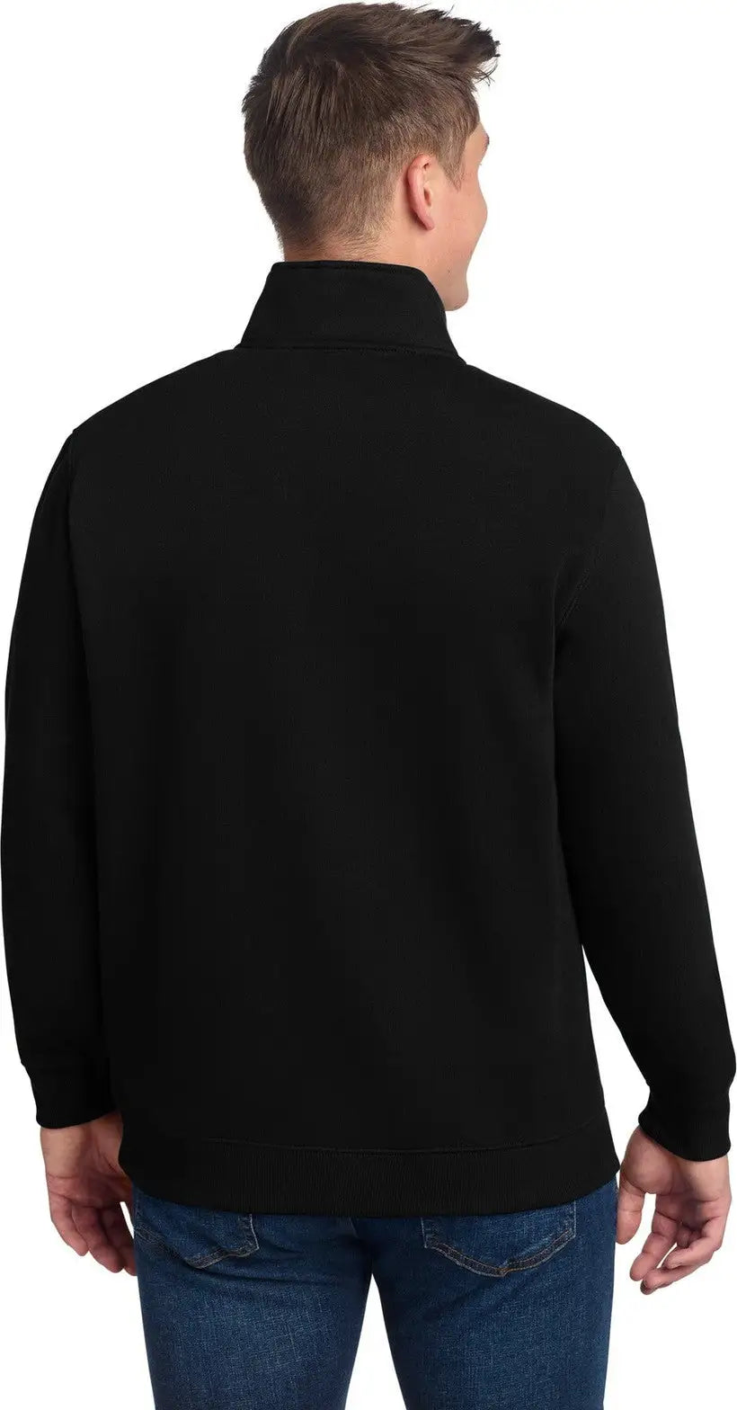 Sport-tek St253 1/4-zip Sweatshirt - Black