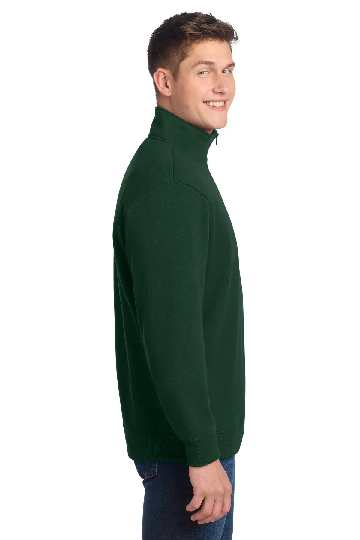 Sport-tek St253 1/4-zip Sweatshirt - Forest Green