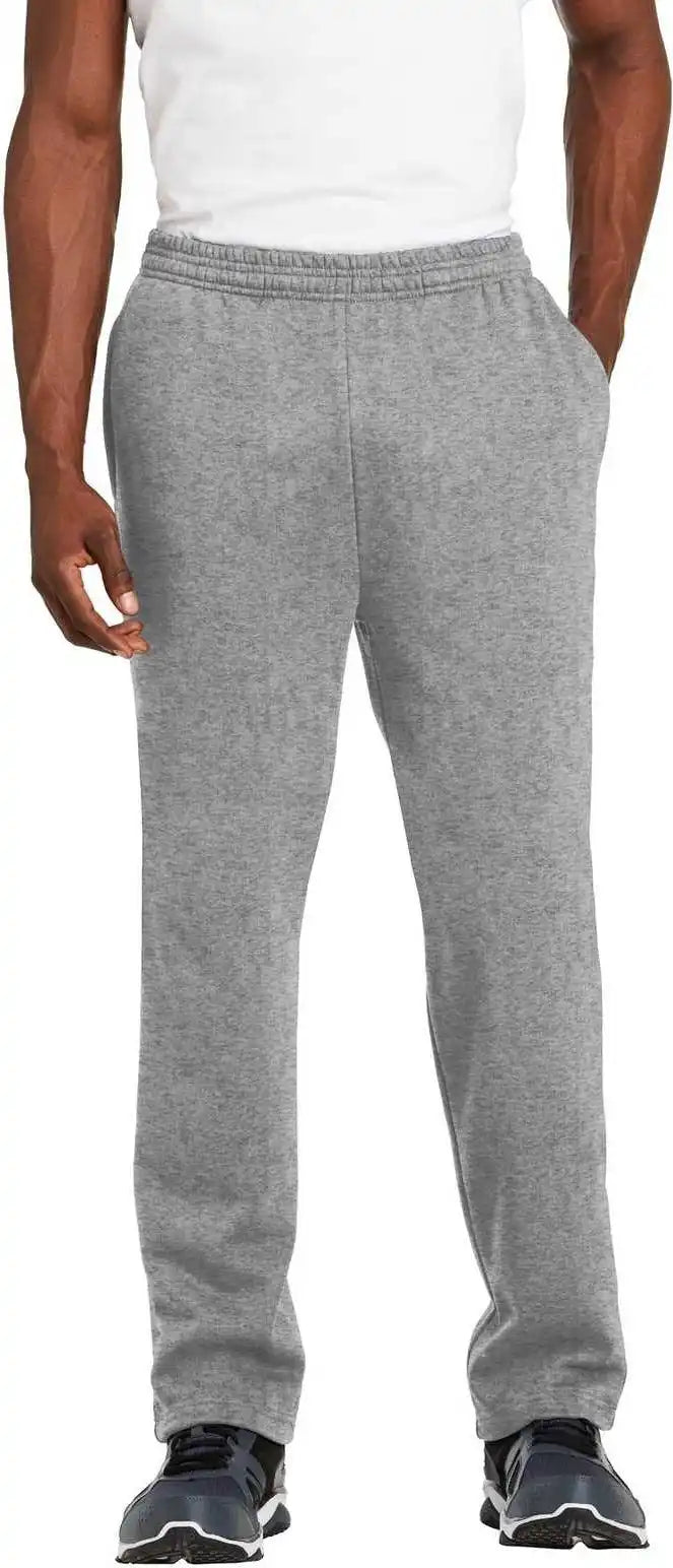 Sport-tek St257 Open Bottom Sweatpant - Vintage Heather