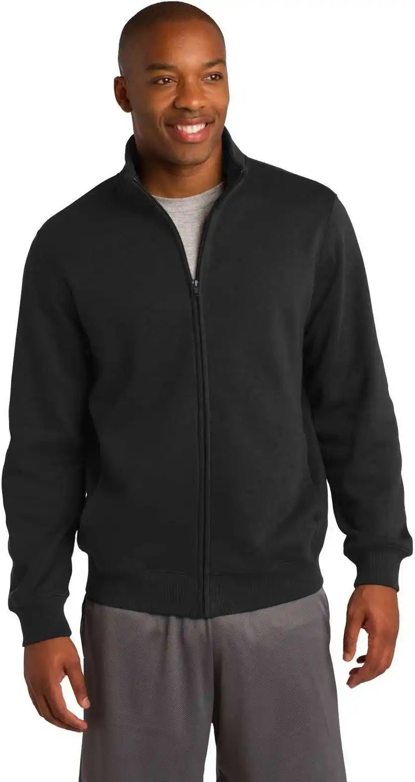 Sport Tek St259 Full Zip Sweatshirt Black