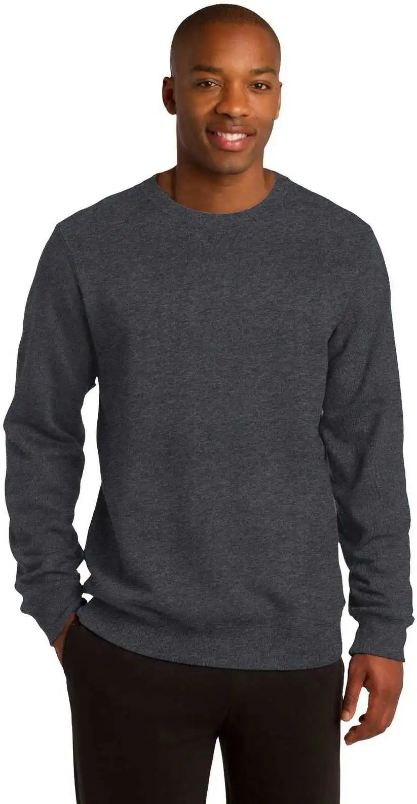 Sport Tek St266 Crewneck Sweatshirt Graphite Heather