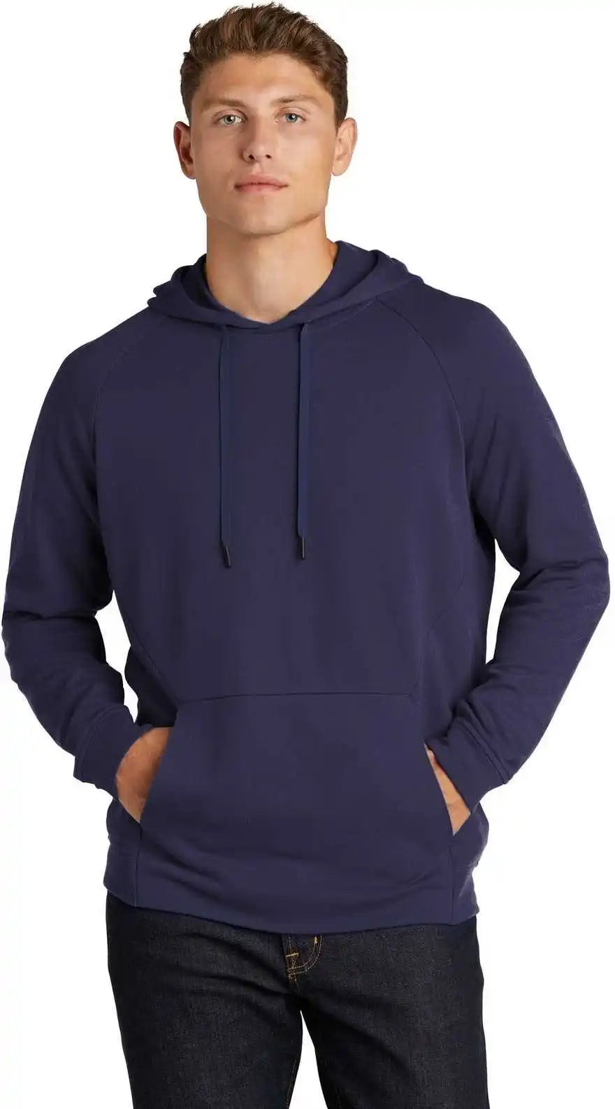 Sport Tek St272 Lightweight French Terry Pullover Hoodie True Navy