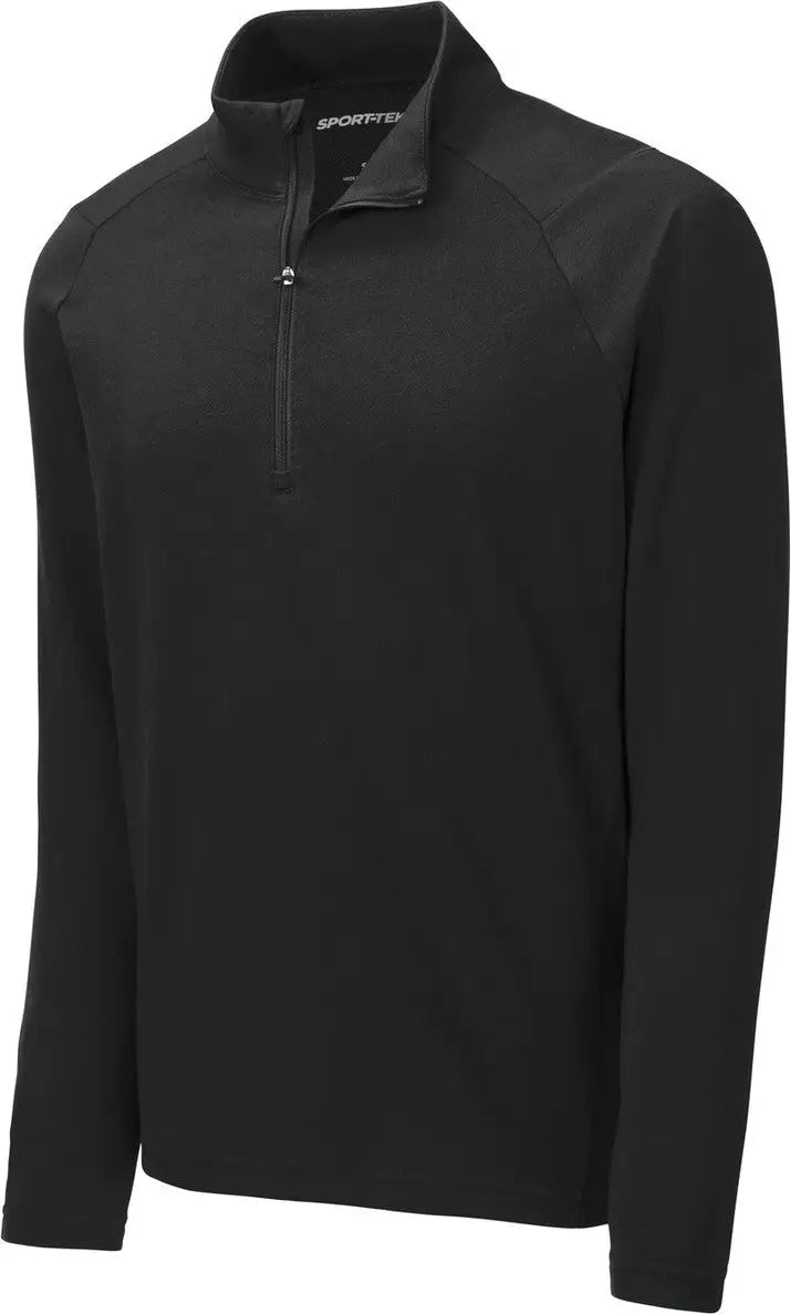 Sport-tek St273 Lightweight French Terry 1/4-zip Pullover - Black