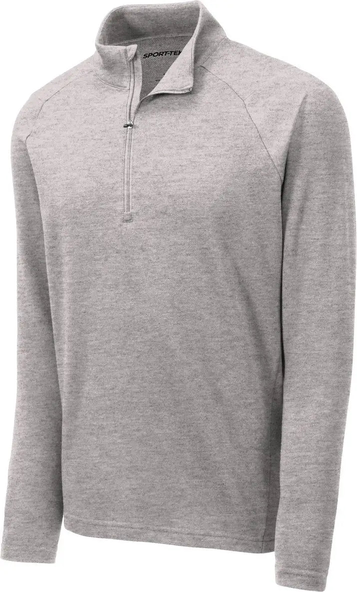 Sport-tek St273 Lightweight French Terry 1/4-zip Pullover - Heather Gray