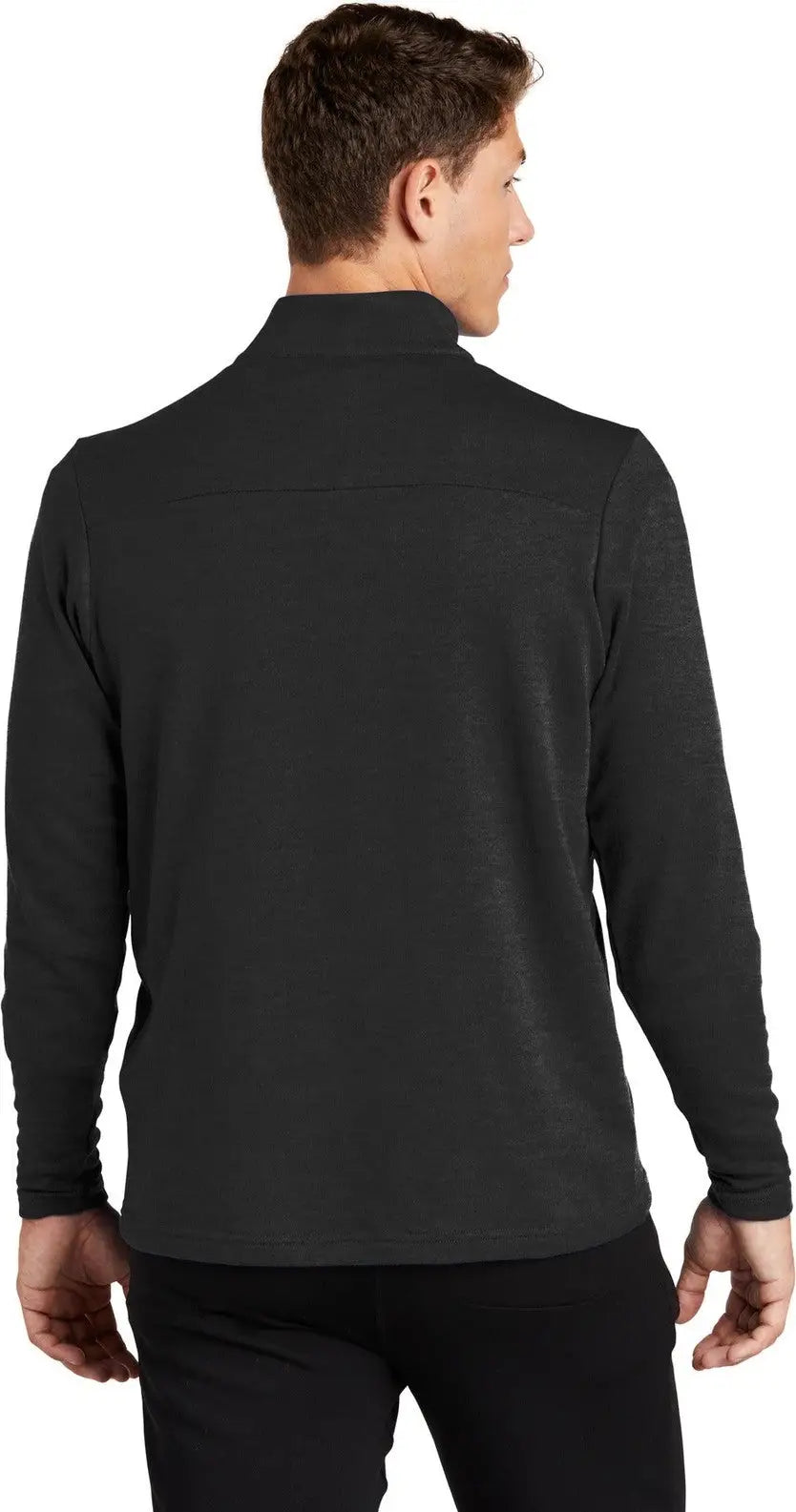 Sport-tek St273 Lightweight French Terry 1/4-zip Pullover - Heather Black