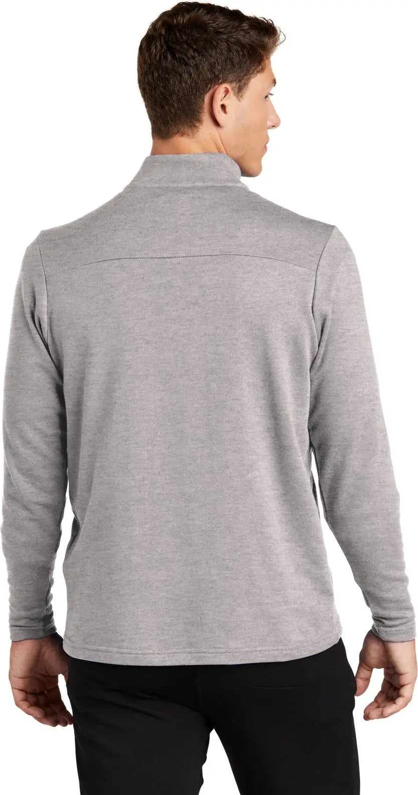 Sport-tek St273 Lightweight French Terry 1/4-zip Pullover - Heather Gray