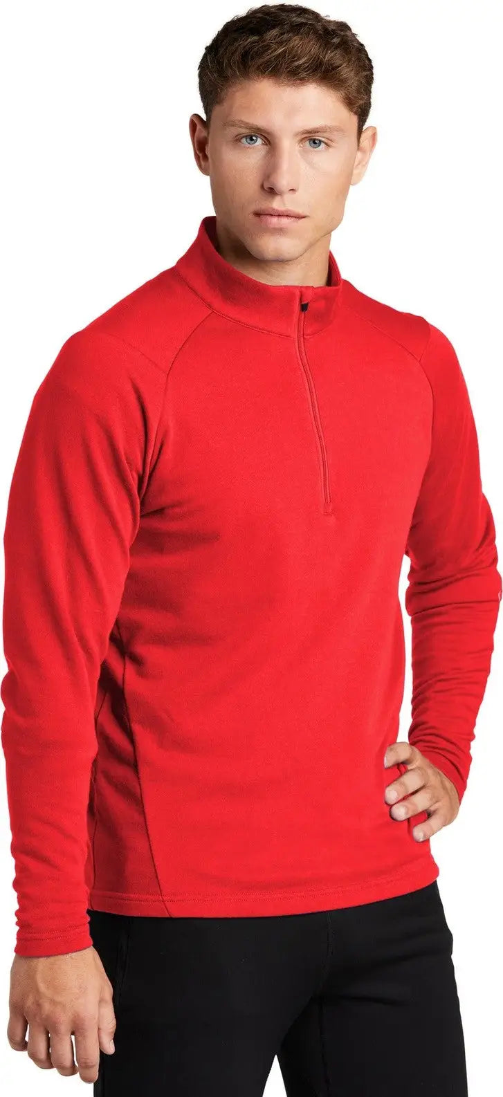 Sport-tek St273 Lightweight French Terry 1/4-zip Pullover - True Red