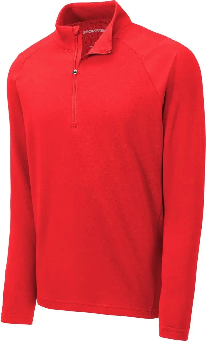 Sport-tek St273 Lightweight French Terry 1/4-zip Pullover - True Red