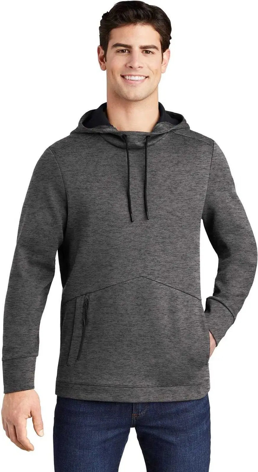 Sport-tek St280 Triumph Hooded Pullover - Dark Grey Heather