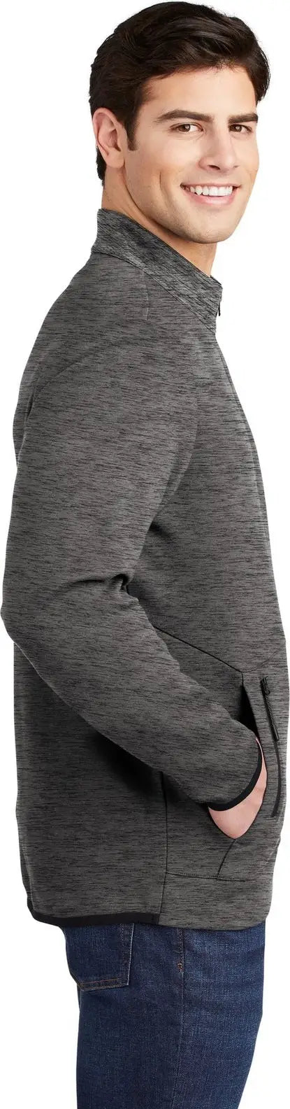 Sport-tek St281 Triumph 1/4-zip Pullover - Dark Gray Heather