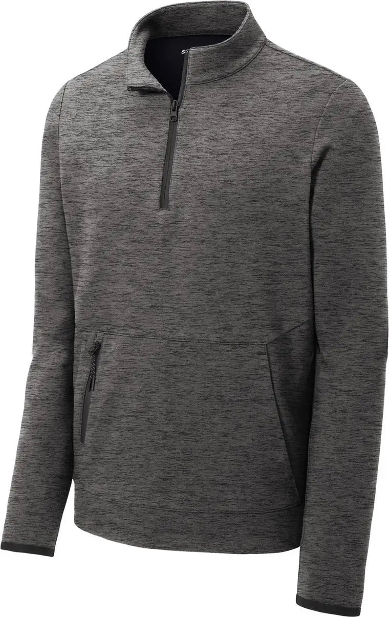 Sport-tek St281 Triumph 1/4-zip Pullover - Dark Gray Heather