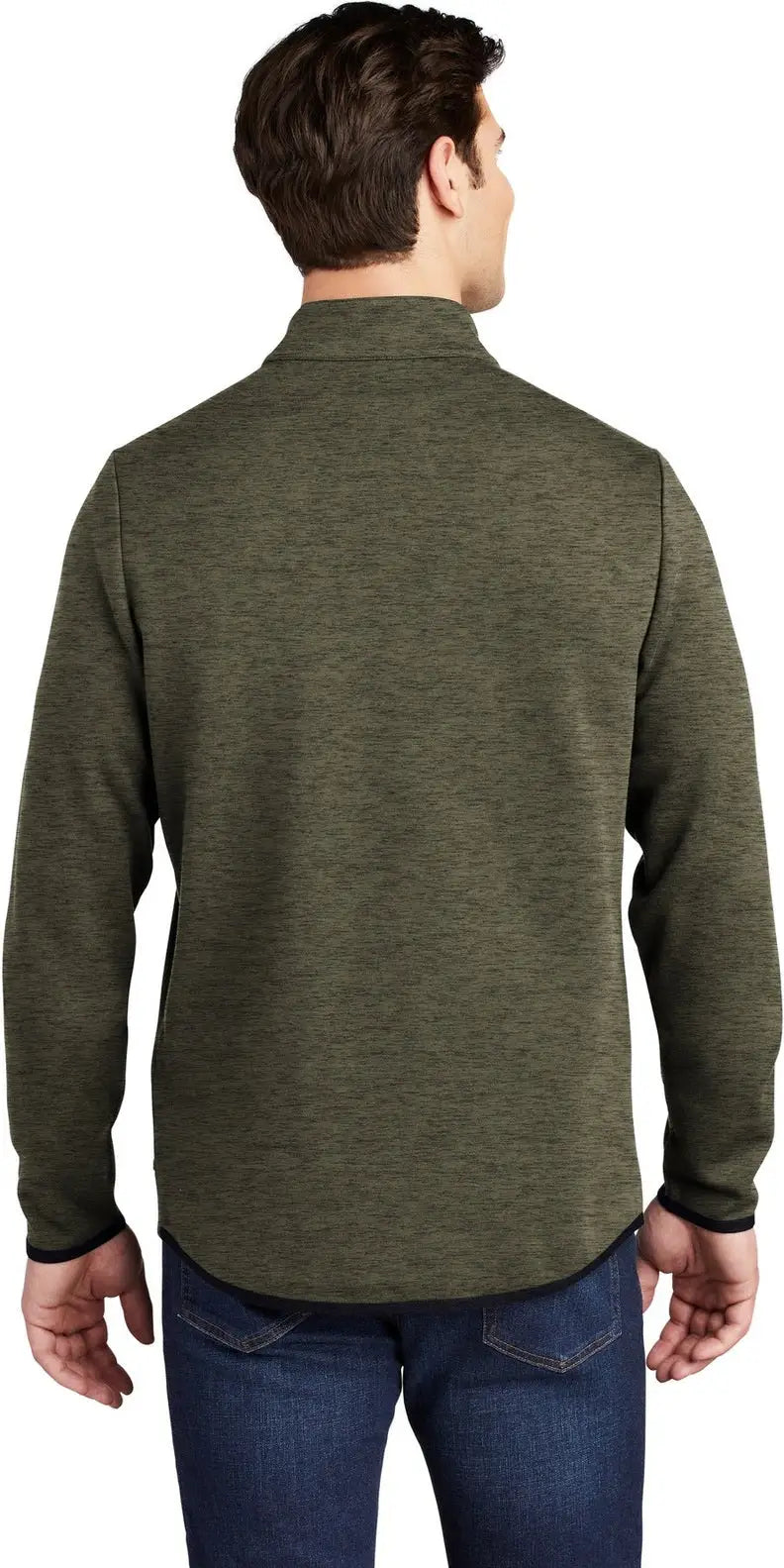 Sport-tek St281 Triumph 1/4-zip Pullover - Olive Heather