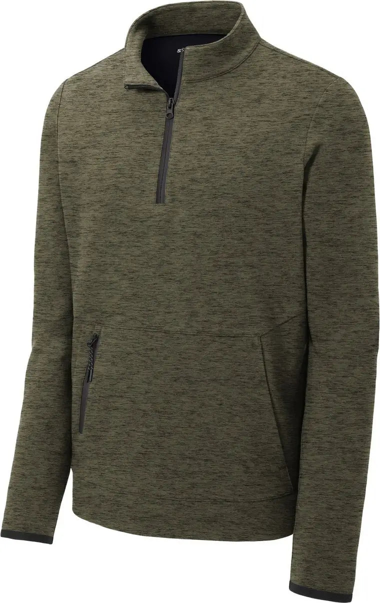 Sport-tek St281 Triumph 1/4-zip Pullover - Olive Heather