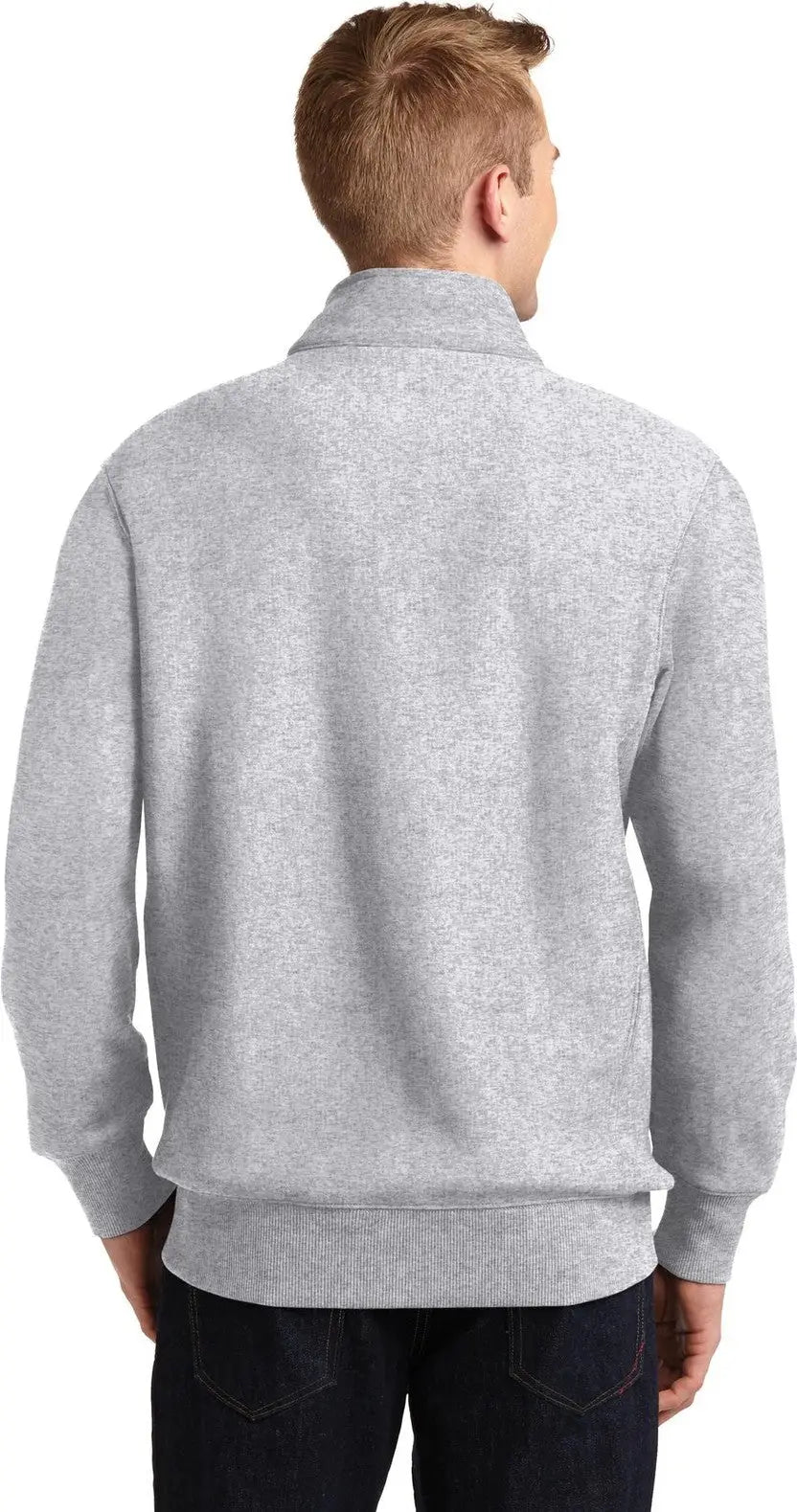 Sport-tek St283 Super Heavyweight 1/4-zip Pullover Sweatshirt - Athletic Heather