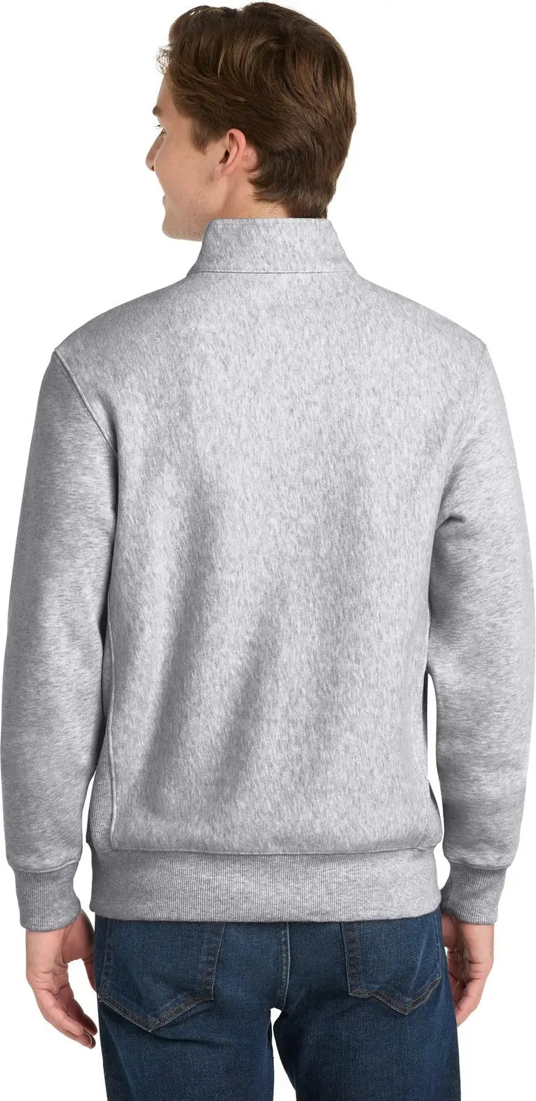 Sport-tek St283 Super Heavyweight 1/4-zip Pullover Sweatshirt - Athletic Heather
