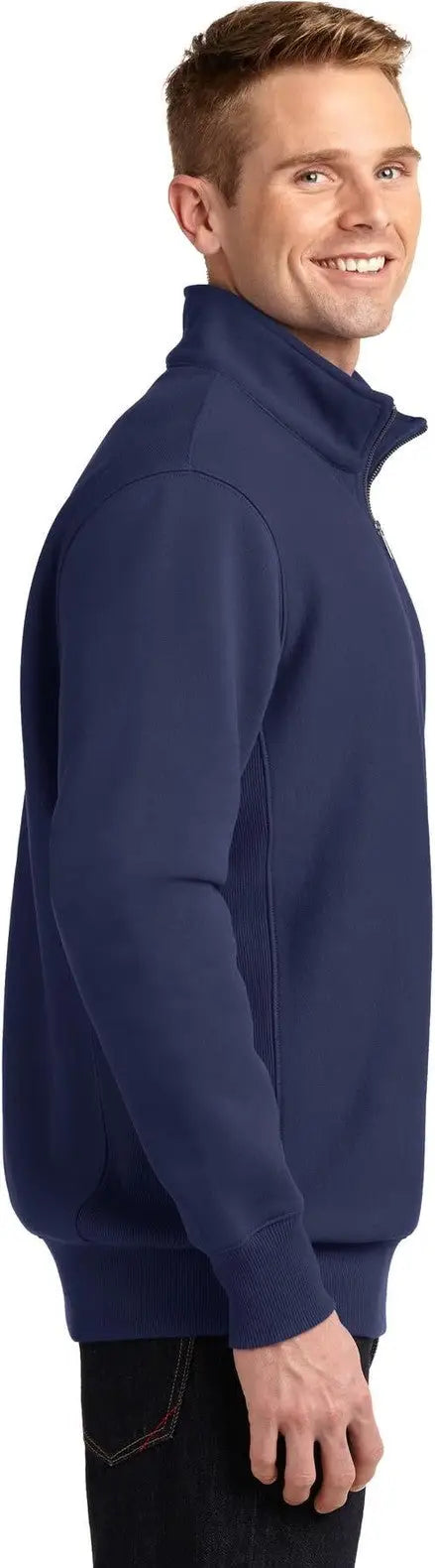 Sport-tek St283 Super Heavyweight 1/4-zip Pullover Sweatshirt - True Navy