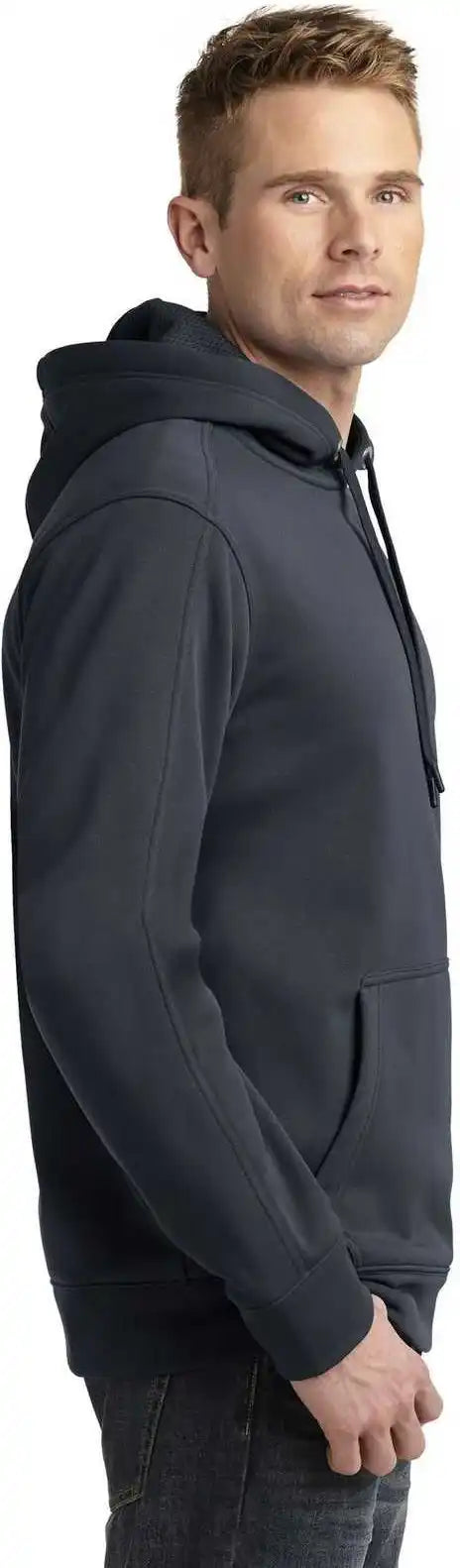 Sport Tek St290 Repel Fleece Hooded Pullover Graphite