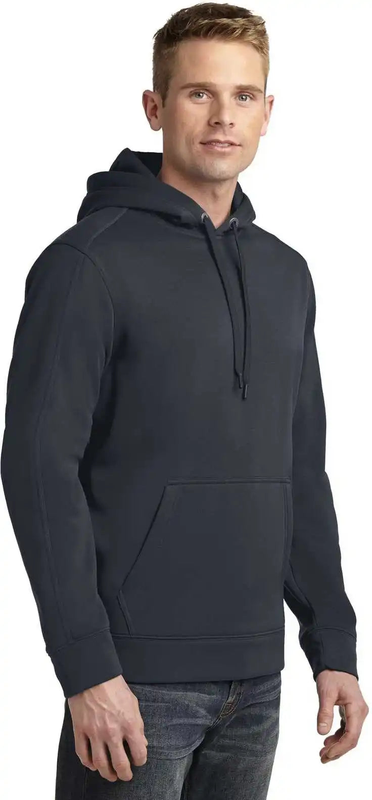 Sport Tek St290 Repel Fleece Hooded Pullover Graphite