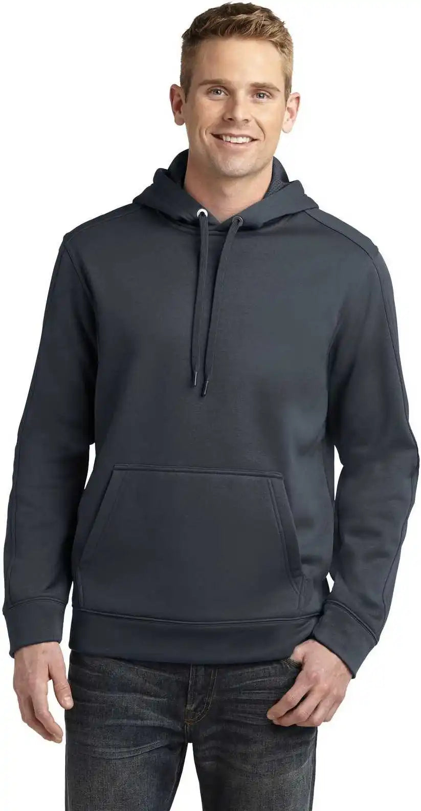 Sport-tek St290 Repel Fleece Hooded Pullover - Graphite