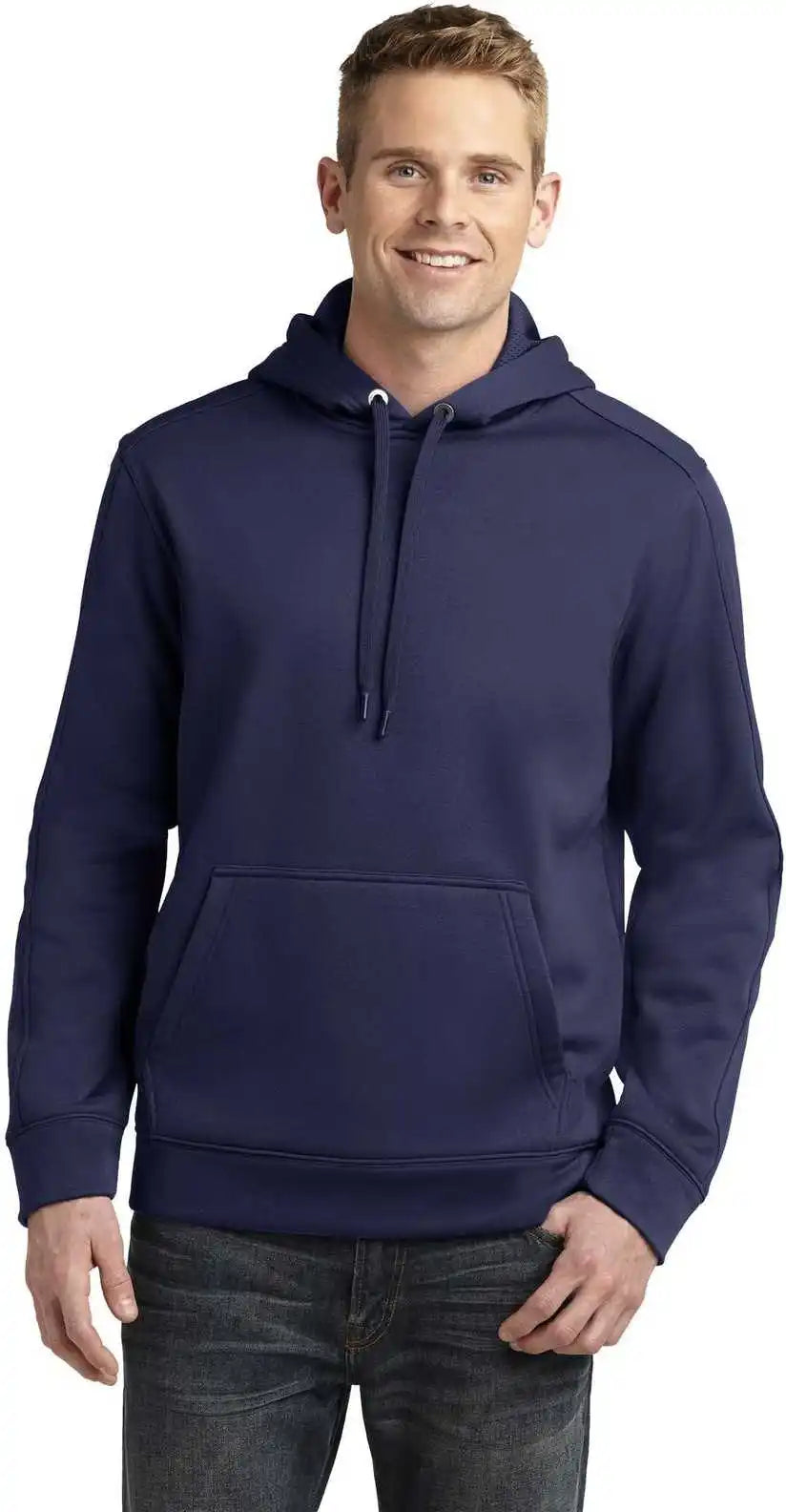 Sport Tek St290 Repel Fleece Hooded Pullover True Navy