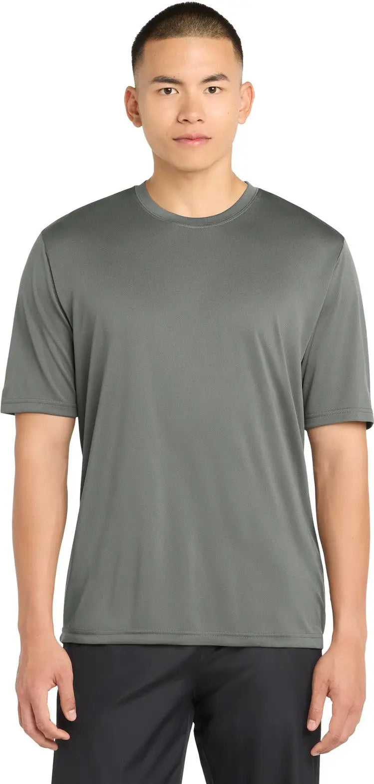 Sport-tek St320 Posicharge Tough Tee - Dark Smoke Gray