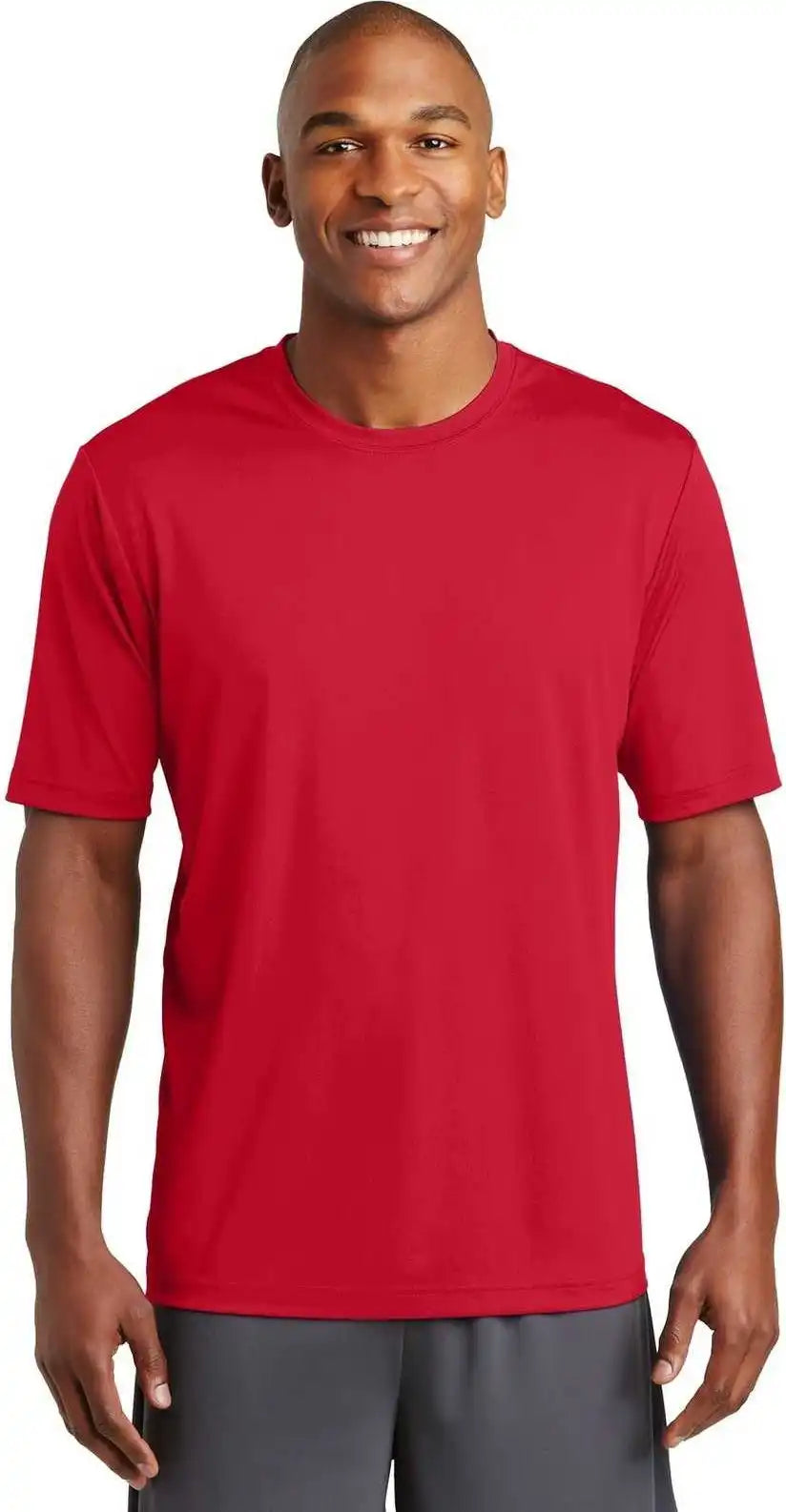 Sport Tek St320 Posicharge Tough Tee Deep Red