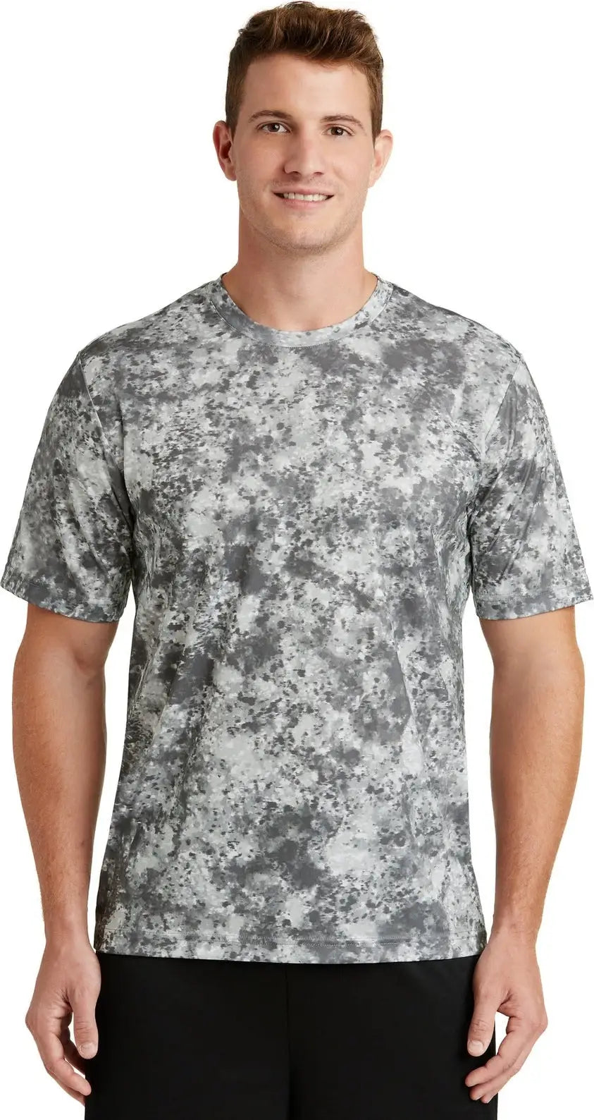 Sport-tek St330 Mineral Freeze Tee - Dark Smoke Gray