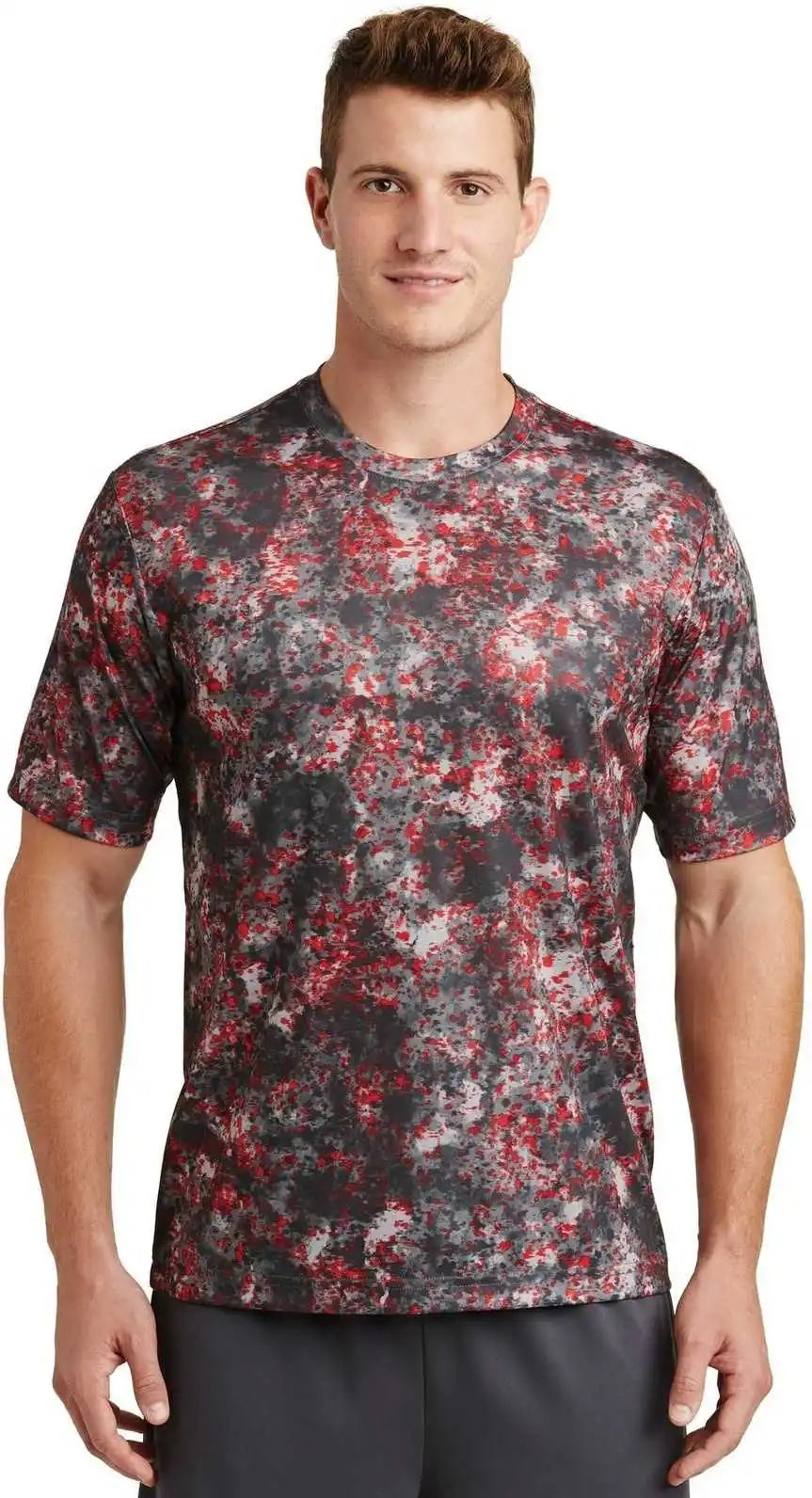 Sport-tek St330 Mineral Freeze Tee - Deep Red