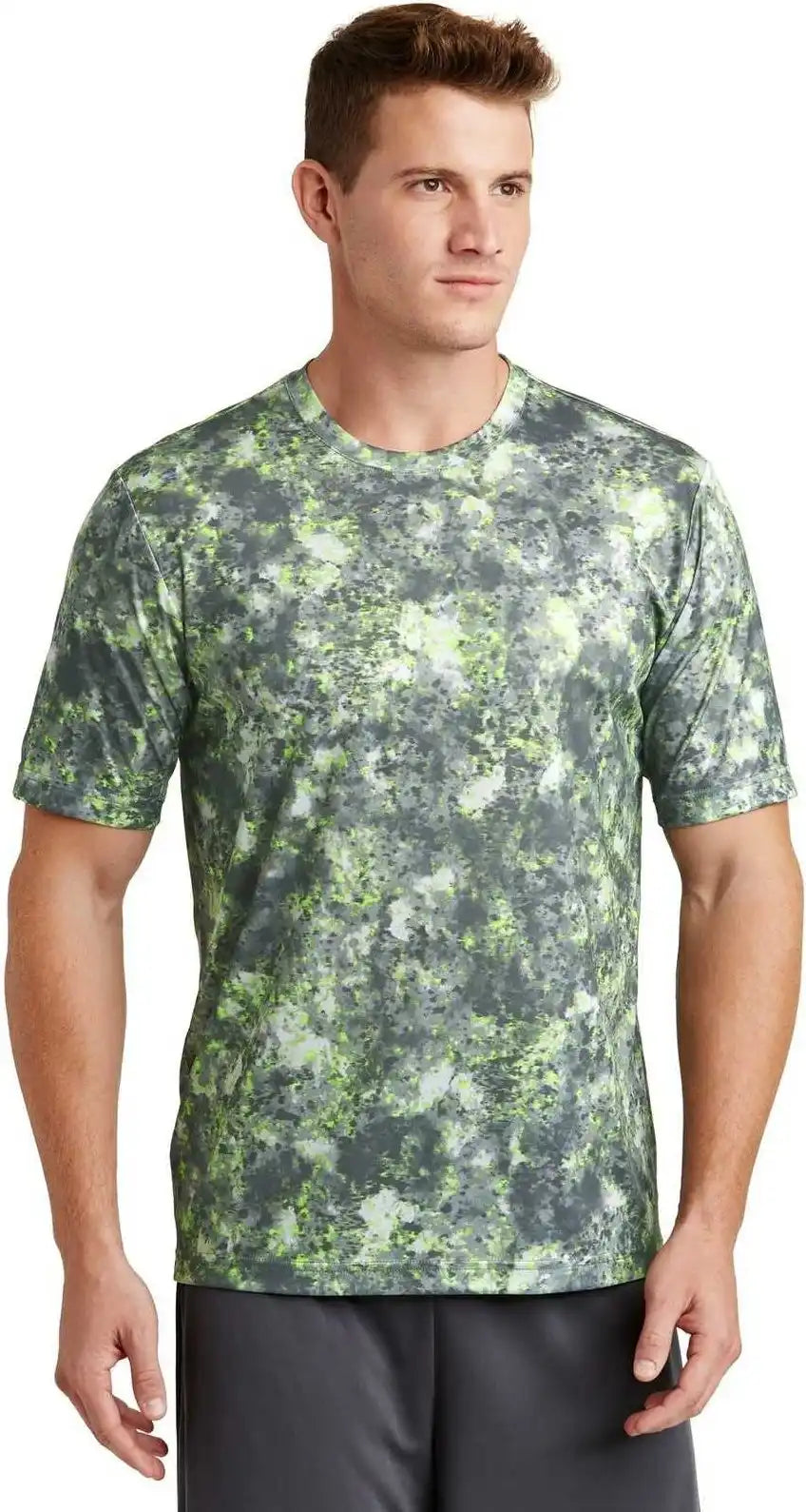Sport-tek St330 Mineral Freeze Tee - Lime Shock