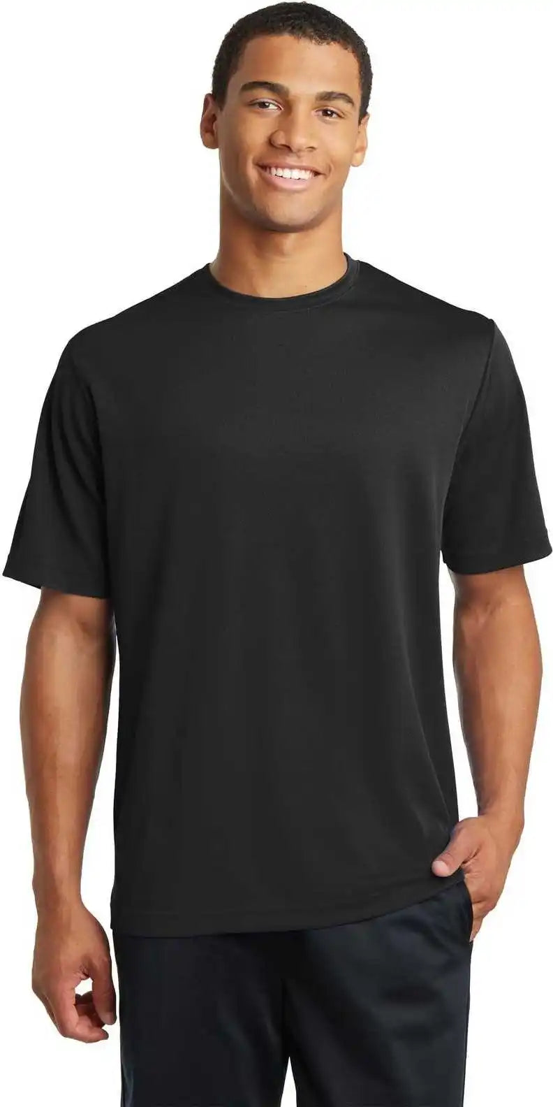 Sport Tek St340 Posicharge Racermesh Tee Black